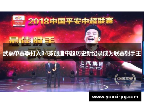 武磊单赛季打入34球创造中超历史新纪录成为联赛射手王 武磊单赛季打入34球创造中超历史新纪录成为联赛射手王